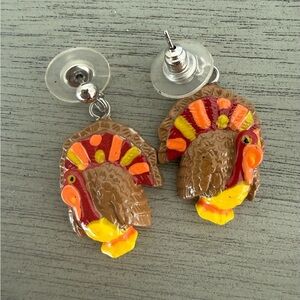 Turkey Thanksgiving Earrings